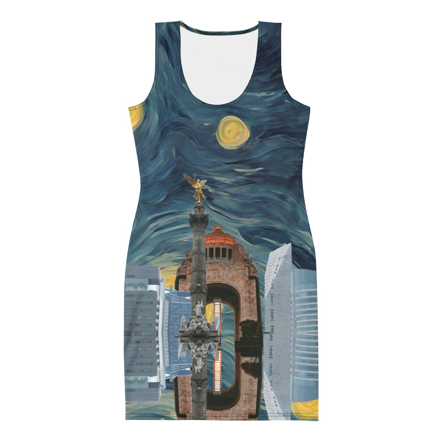 Sublimation Cut & Sew Dress Nocturnal Angel: Independence Beneath the Stars