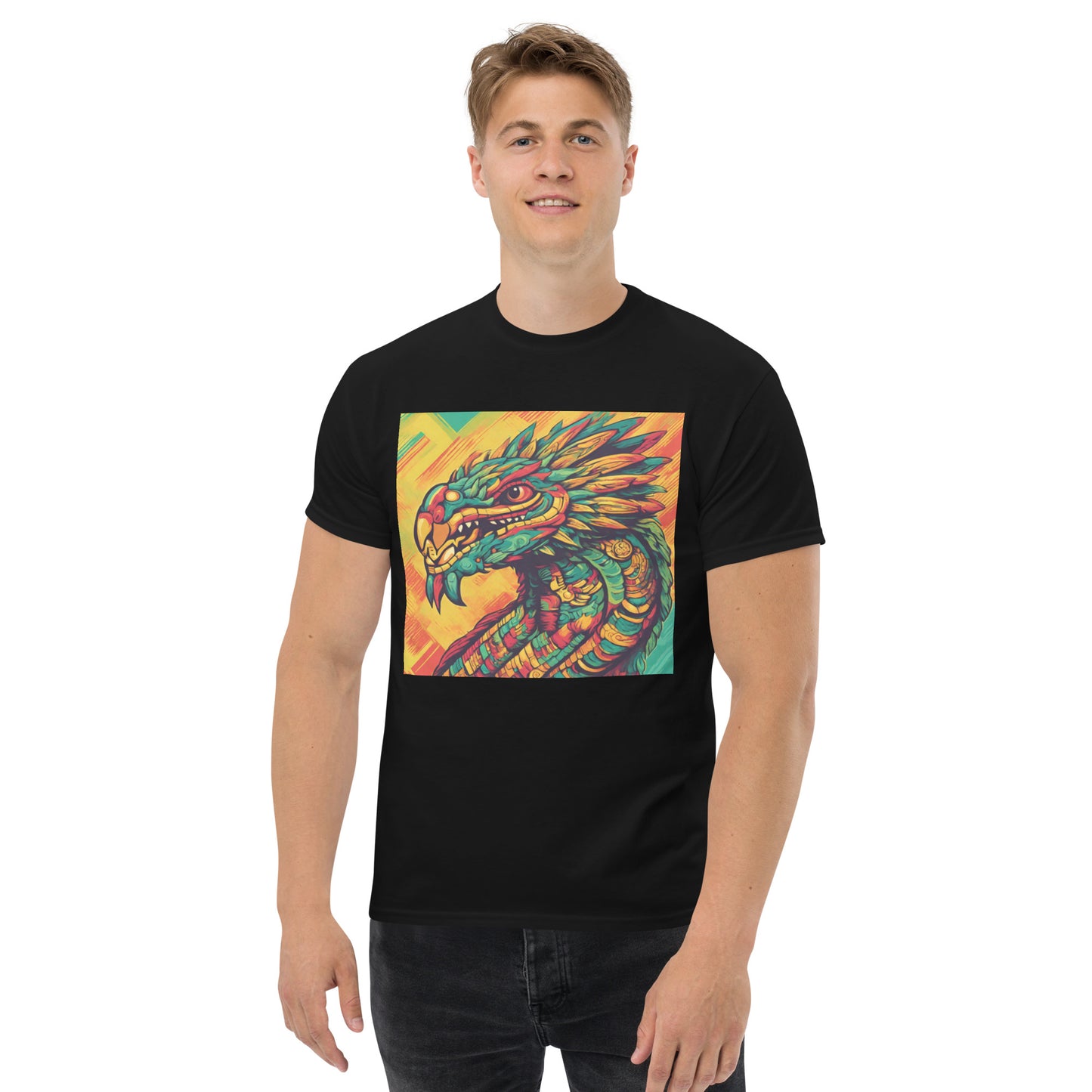 Men's Quetzalcoatl Pop Art classic tee