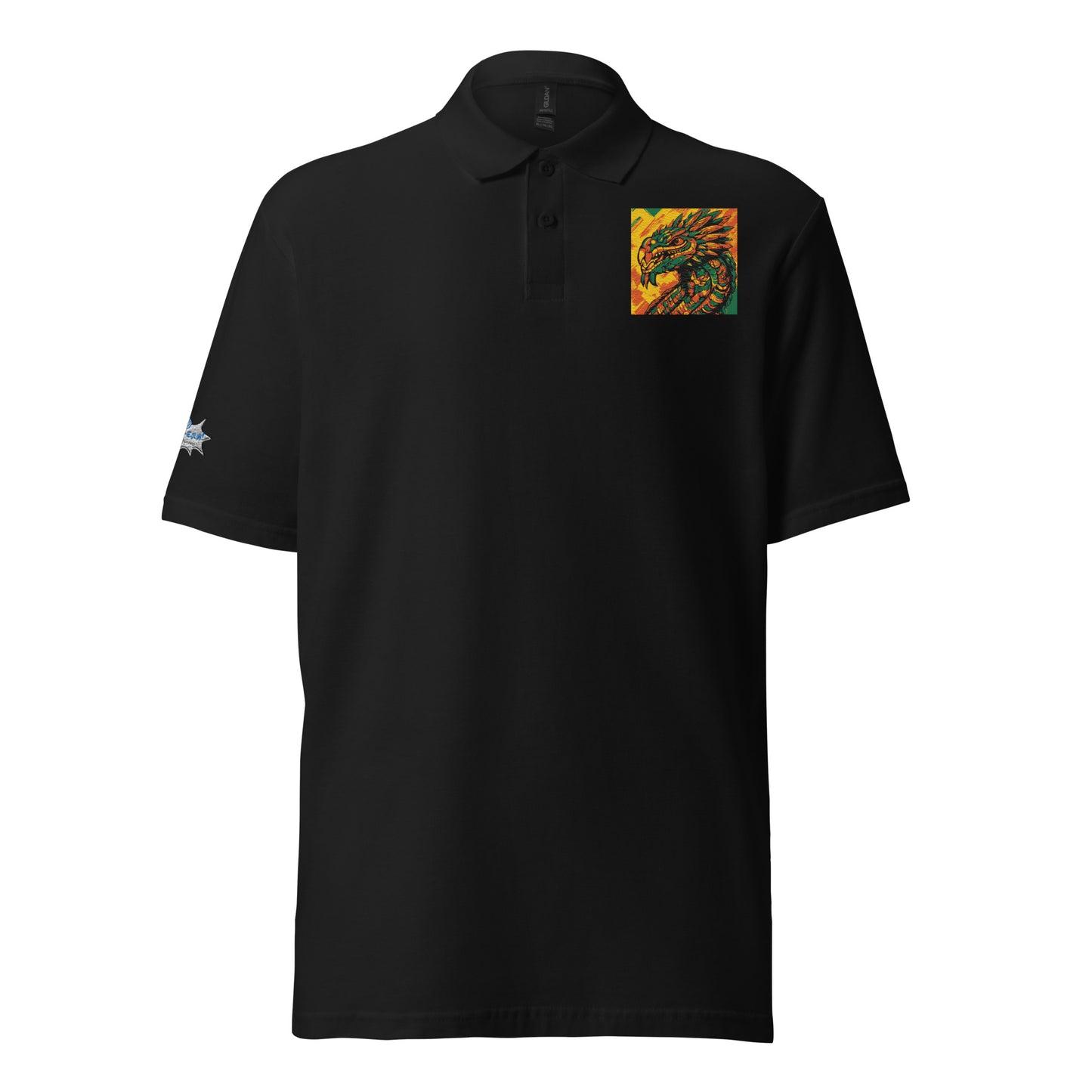 Polo Unisex Quetzalcóatl Pop Art