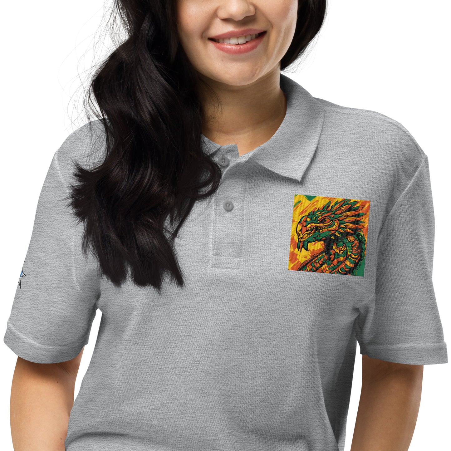 Polo Unisex Quetzalcóatl Pop Art