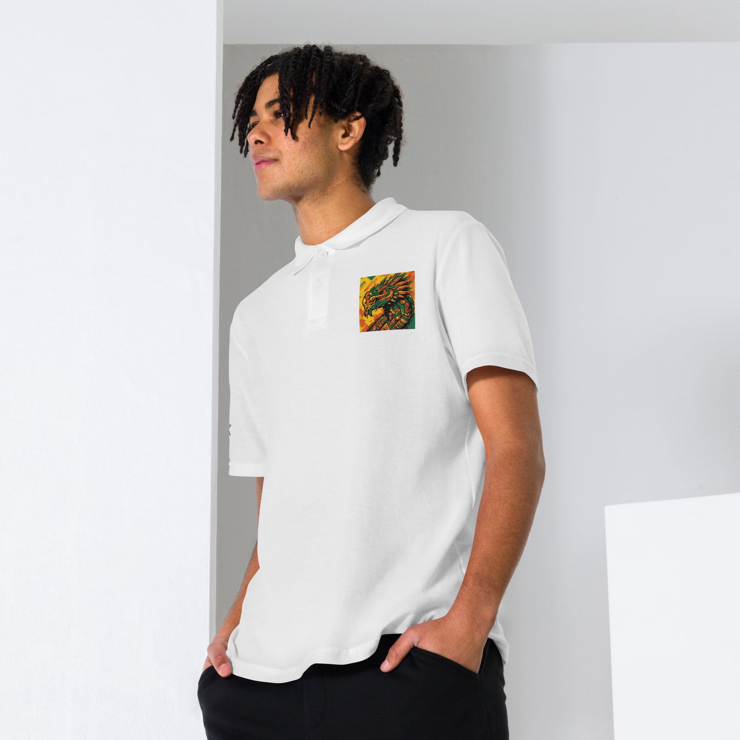 Polo Unisex Quetzalcóatl Pop Art