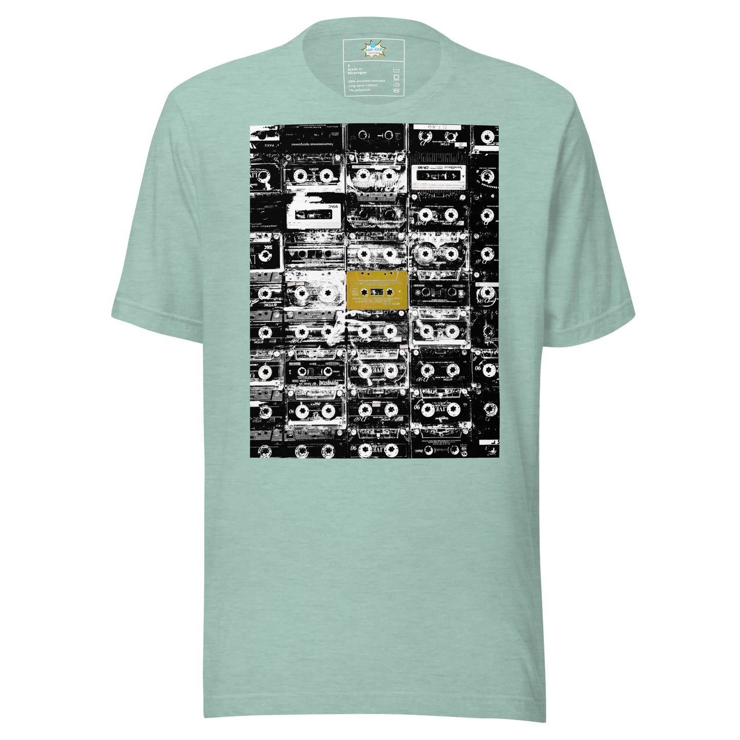 Vintage t-shirt with Casettes