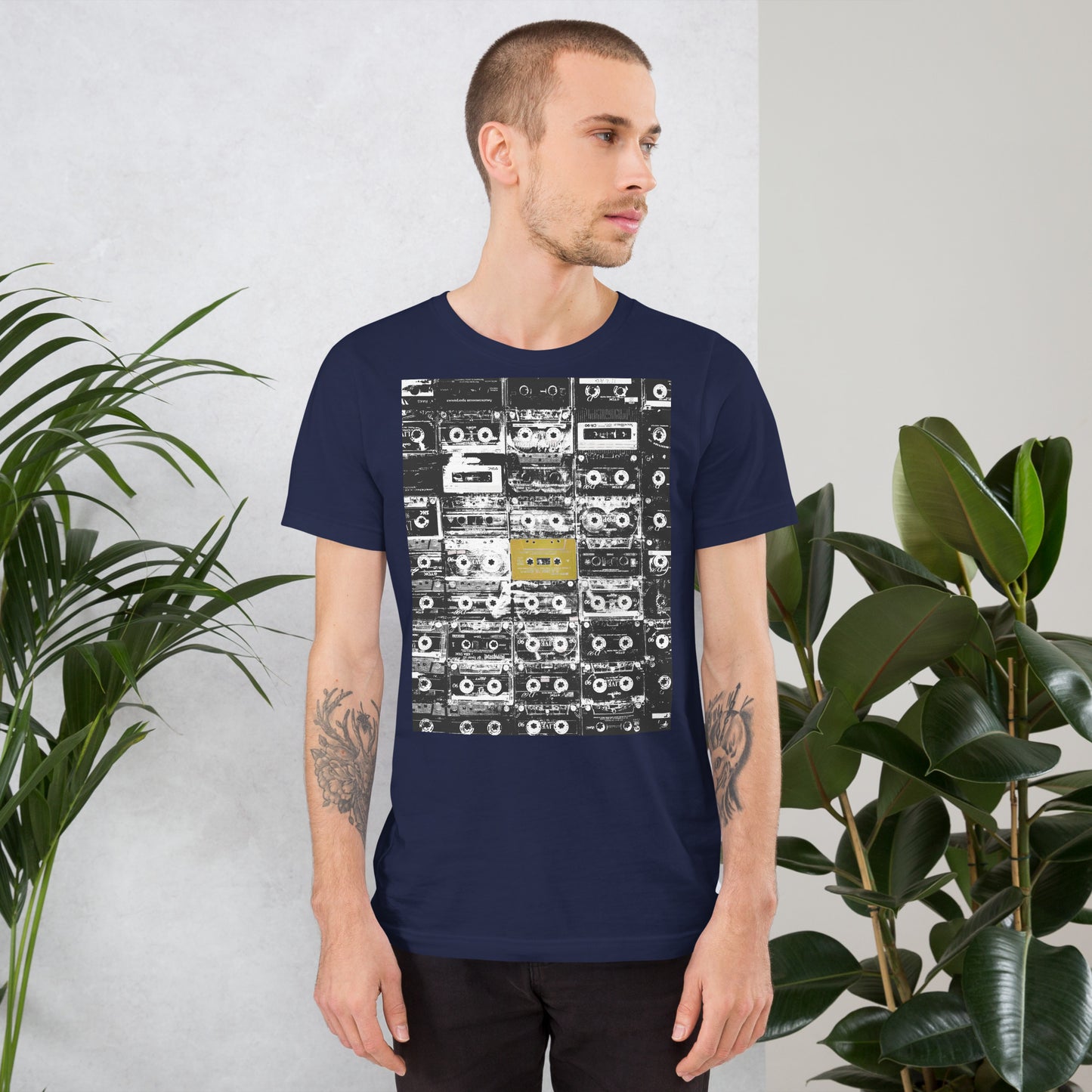 Vintage t-shirt with Casettes