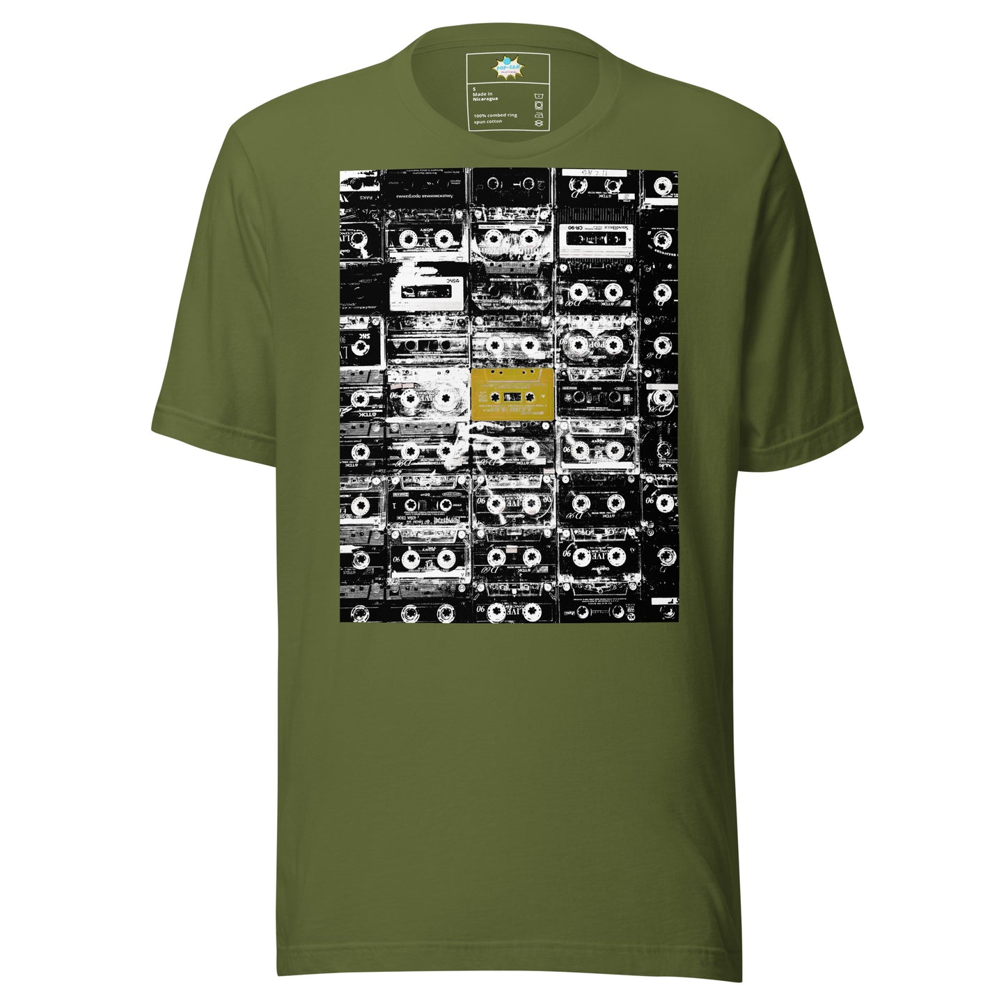 Vintage t-shirt with Casettes