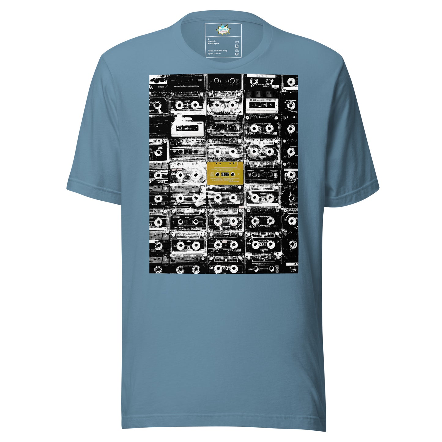 Vintage t-shirt with Casettes